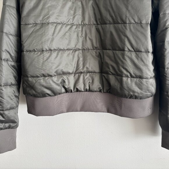 Lululemon Non-stop Bomber Reversible Jacket Olive / Taupe Medium - Large - Picture 14 of 14